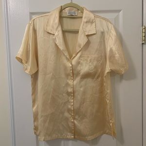 Vintage Jones New York Pajama Style Top